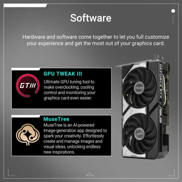 8cb42d47-377c-47dc-8176-738b46e80519 ASUS - DUAL NVIDIA GeForce RTX 5060 OC Edition 8GB GDDR7 PCI Express 5.0 Graphics Card - Black