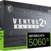 MSI - Ventus RTX 5060 Ti 16GB GDDR7 PCIe 5.0 x16 (use x8) Graphics Card