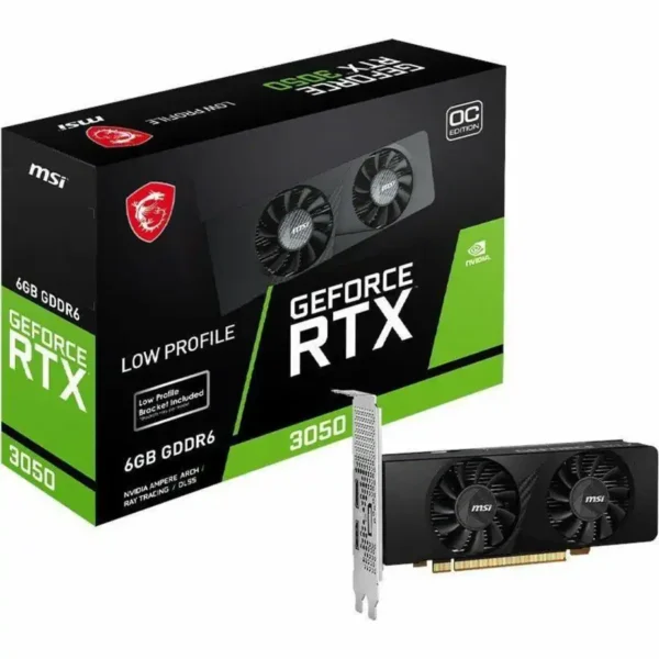 8f46c8a8-415d-47eb-b7e0-8cc3c0990ea7 MSI - NVIDIA GeForce RTX 3050 Graphic Card - 6 GB GDDR6 - Low-profile - 7680 x 4320 - 1.49 GHz Boost Clock - 96 bit Bus