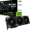 ASUS - TUF Gaming NVIDIA GeForce RTX 5070 Ti OC Edition 16GB GDDR7 PCI Express 5.0 Graphics Card - Black