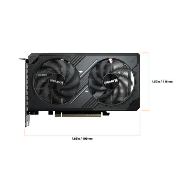 965799ad-a525-4a76-8c88-9f9b79c0d35e GIGABYTE - GeForce RTX 5050 WINDFORCE OC 8GB GDDR6 PCI Express 5.0 Graphics Card - Black
