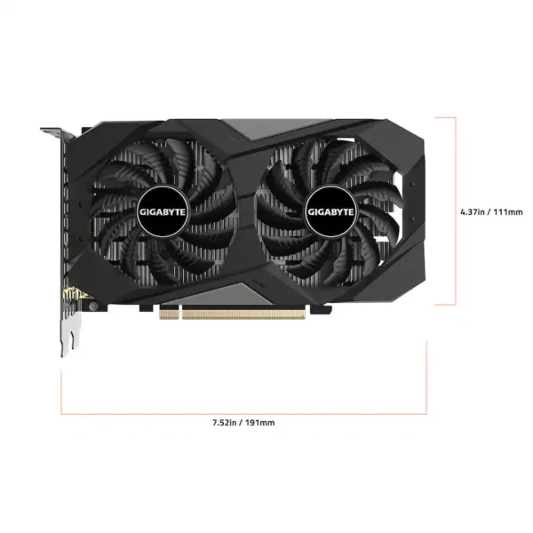 986ecc86-b949-49e4-acf7-2ded3aeda675 GIGABYTE - NVIDIA GeForce RTX 3050 WINDFORCE OC V2 6GB GDDR6 PCI Express 4.0 Graphics Card - Black