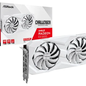 RadeonRX6600ChallengerWhite8GB_L1_1198x999 8GB ASRock RX 6600 Challenger White Graphics Card