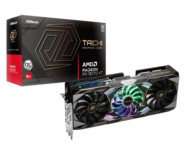 ASRock RX 9070 XT Taichi OC 16GB Graphics Card