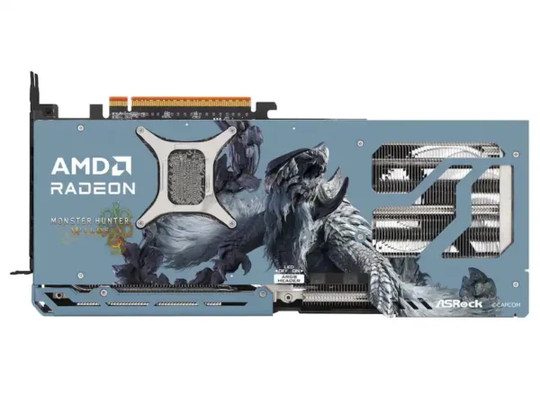 ASRock - Monster Hunter Wilds Radeon RX 9070 XT 16GB GDDR6 PCI Express 5.0 x16 Graphics Card RX9070XT MH 16G