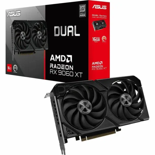 a2a09861-8159-43e5-b62b-b3dfc0e7961a ASUS - Dual Radeon RX 9060 XT 16GB GDDR6 PCI Express 5.0 x16 ATX Graphics Card DUAL-RX9060XT-16G
