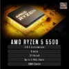 ZOTAC - GAMING MEK PC: RTX 3050, Ryzen 5 5500, 16GB RAM, 500GB SSD, WiFi 6E, Win 11