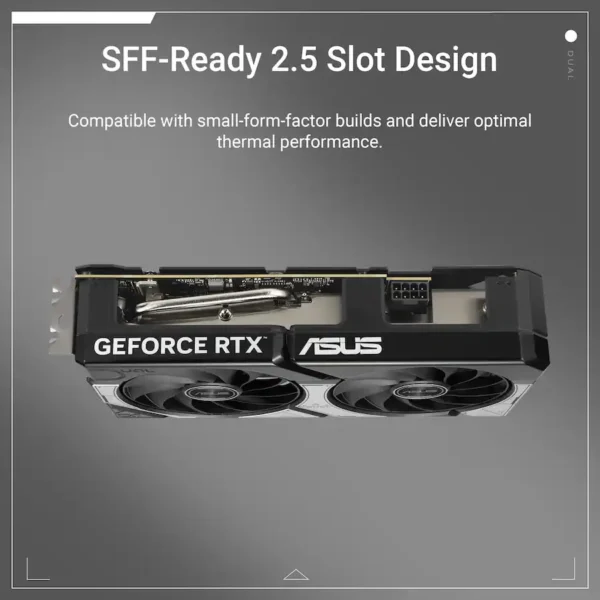 a9ee1b09-bdaf-4599-b3cb-602ab6eed94a ASUS - DUAL NVIDIA GeForce RTX 5060 OC Edition 8GB GDDR7 PCI Express 5.0 Graphics Card - Black