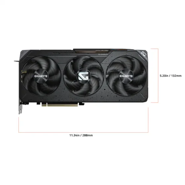 GIGABYTE - Radeon RX 9070 XT GAMING OC 16G GDDR6 PCI Express 5.0 Graphics Card - Black