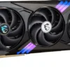 MSI - NVIDIA GeForce RTX 5080 16G GAMING TRIO OC 16GB GDDR7 PCI Express Gen 5 Graphics Card - Black