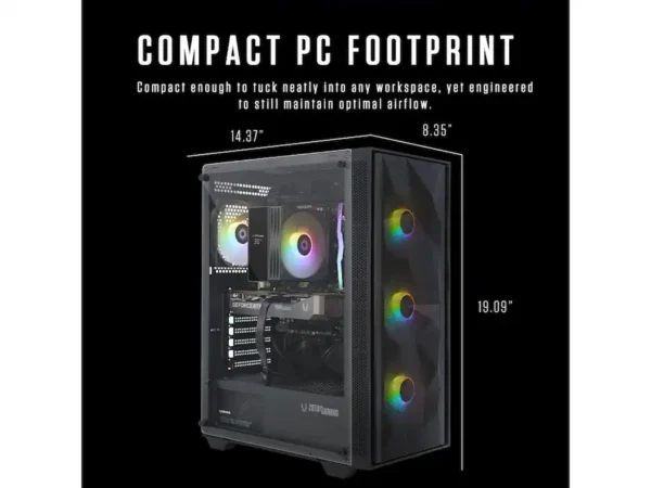 bf079529-6e78-4680-bd68-0ae24b5553fe ZOTAC - MEK Gaming PC: RTX 5050, Ryzen 5 5500, 16GB RAM, 1TB SSD, 650W PSU, WiFi 6E, Win 11