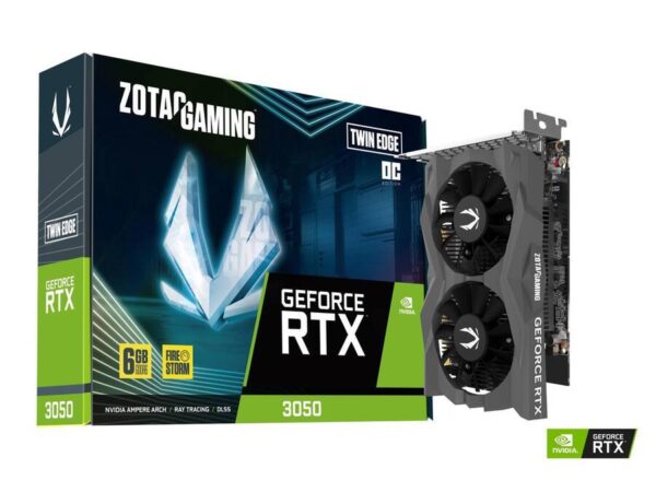 c1a0536c-696f-41da-aef9-fb4a876fcf73 ZOTAC - Twin Edge OC GeForce RTX 3050 6GB GDDR6 PCI Express 4.0 x8 ATX Video Card ZT-A30510H-10A