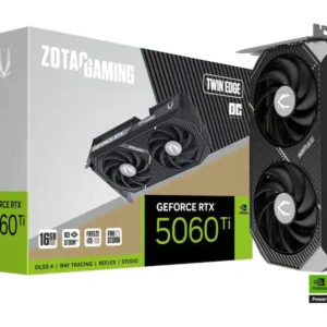 ZOTAC - Twin Edge OC GeForce RTX 5060 Ti 16GB GDDR7 PCI Express 5.0 x8 ATX Video Card ZT-B50620H-10A