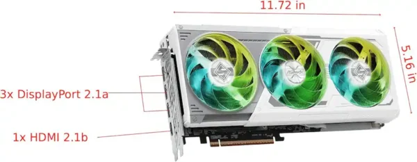 ASRock - Steel Legend Radeon RX 9070 XT 16GB GDDR6 PCI Express 5.0 x16 ATX Graphics Card RX9070XT SL 16G