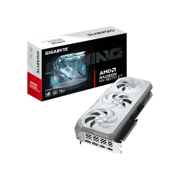 cf0ed54b-d895-46d3-88e2-095fa8d9a06c GIGABYTE - Radeon RX 9060 XT GAMING OC ICE 16G Graphics Card - White