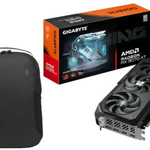 GIGABYTE - Radeon RX 9070 XT GAMING OC 16G GDDR6 PCI Express 5.0 Graphics Card Bundle with Alienware Backpack