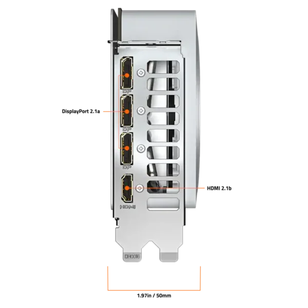 GIGABYTE - NVIDIA GeForce RTX 5080 AERO OC SFF 16G GDDR7 PCI Express 5.0 Graphics Card - White