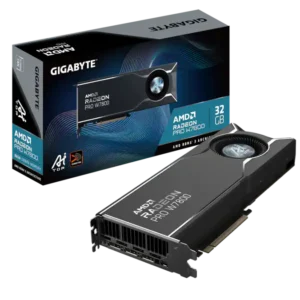 GIGABYTE - Radeon AI PRO W7800 32GB GDDR6 PCI Express 4.0 x16 ATX Graphics Card Radeon PRO W7800 AI TOP 32G