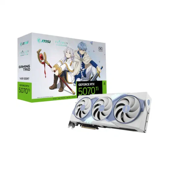 d8584d09-e668-4a12-89d6-74581b45dc2f MSI - NVIDIA GeForce RTX 5070 Ti 16G FRIEREN EDITION OC GDDR7 PCI Express Gen 5 Graphics Card - White