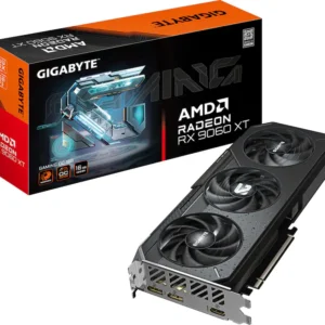 GIGABYTE - Radeon RX 9060 XT GAMING OC 16G GDDR6 PCI Express 5.0 Graphics Card - Black
