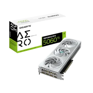 GIGABYTE - NVIDIA GeForce RTX 5060 Ti AERO OC 16G GDDR7 PCI Express 5.0 Graphics Card - White
