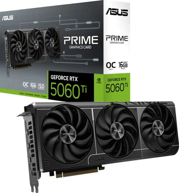 f09ee4ed-1bf0-4e64-a233-f758737d0efc ASUS - PRIME NVIDIA GeForce RTX 5060 Ti OC Edition 16GB GDDR7 PCI Express 5.0 Graphics Card - Black