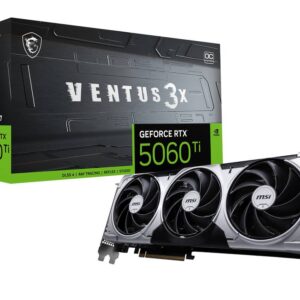 f333a344-f8a6-459b-bf4c-c3f64519e2c6 MSI - NVIDIA GeForce RTX 5060 Ti 8GB GDDR7 VENTUS 3X OC Edition PCI Express 5.0 Graphics Card - Black/Sliver