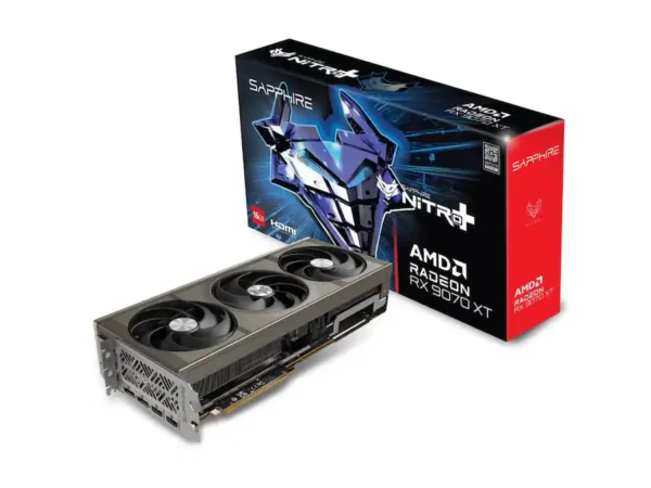 Sapphire - NITRO+ Radeon RX 9070 XT 16GB GDDR6 PCI Express 5.0 x16 ATX Graphics Card 11348-01-20G