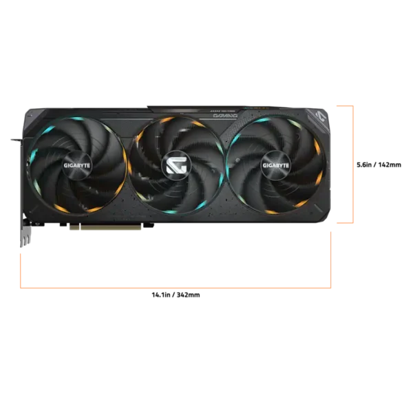 GIGABYTE - NVIDIA GeForce RTX 5070 Ti GAMING OC 16G GDDR7 PCI Express 5.0 Graphics Card - Black