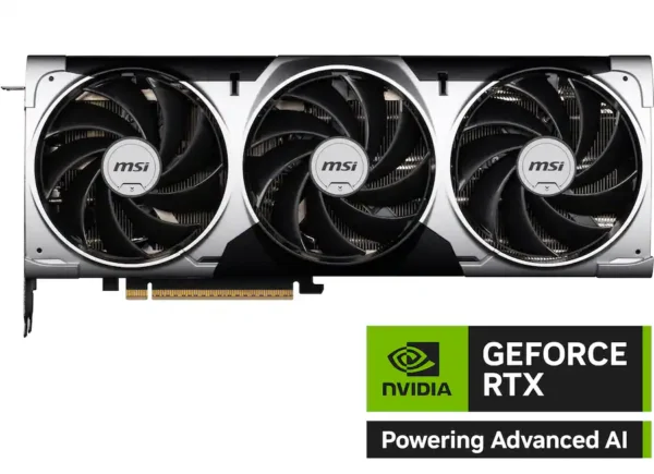 MSI - NVIDIA GeForce RTX 5080 16G VENTUS 3X OC 16GB GDDR7 PCI Express Gen 5 Graphics Card - Black