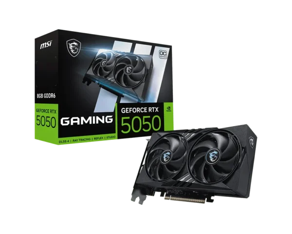 MSI GeForce RTX 5050 GAMING OC 8GB Graphics Card